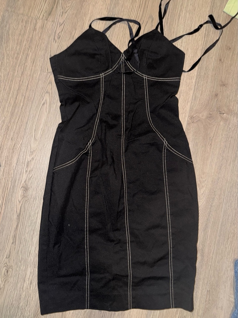 Urban Revivo Contrast Stitch Cami Bodycon Dress Like New